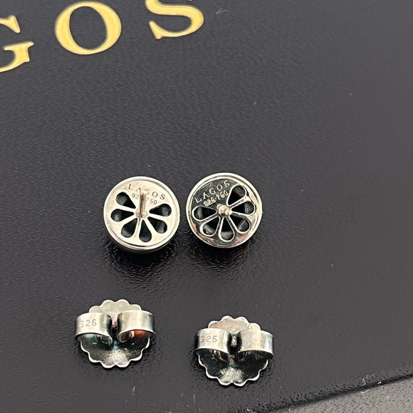 NWT LAGOS Caviar Forever Beaded Stud 18k Gold and Sterling Silver Earrings✨ - Picture 7 of 15